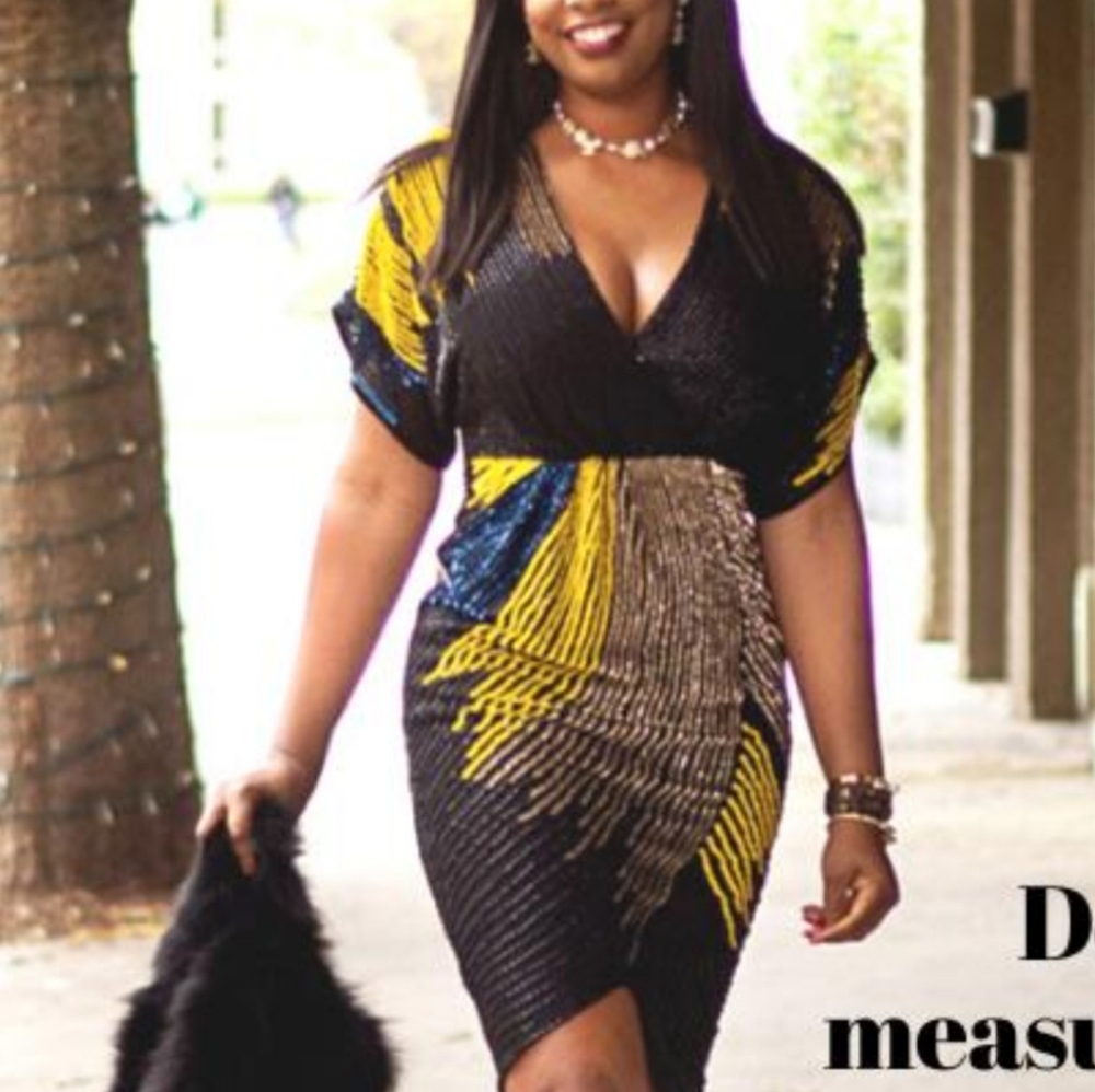 NWT Gianni BiniBridgetBeaded Colorblock Dresssize 12